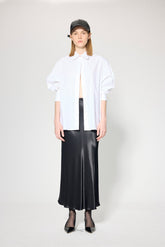 SATEEN MAXI SKIRT